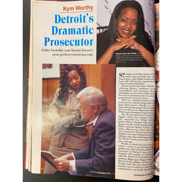 Ebony Magazine, December 1993, Michael Jordan Cover Feature Story - Picture 5 of 16